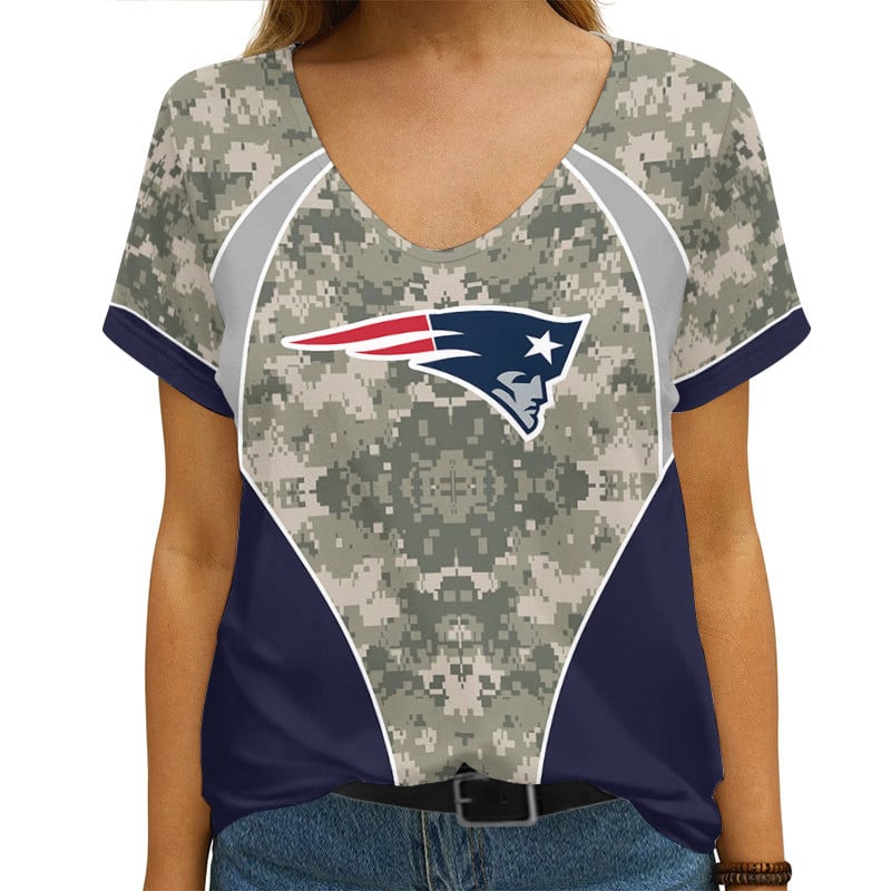 Houston Texans Personalized V-neck Women T-shirt AGCWTS559