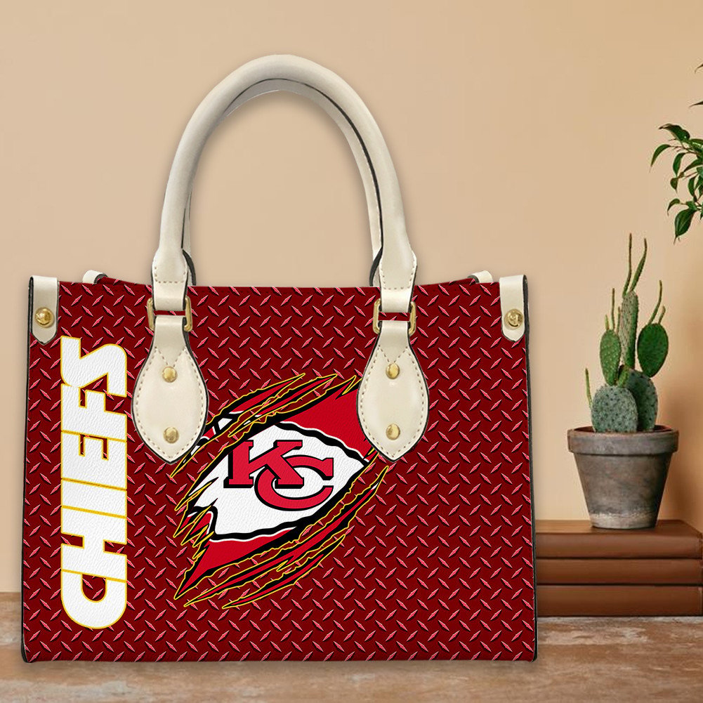 Kansas City Chiefs Leather Hand Bag BBLTHB858