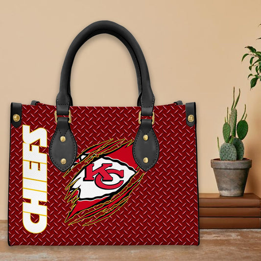 Kansas City Chiefs Leather Hand Bag BBLTHB858