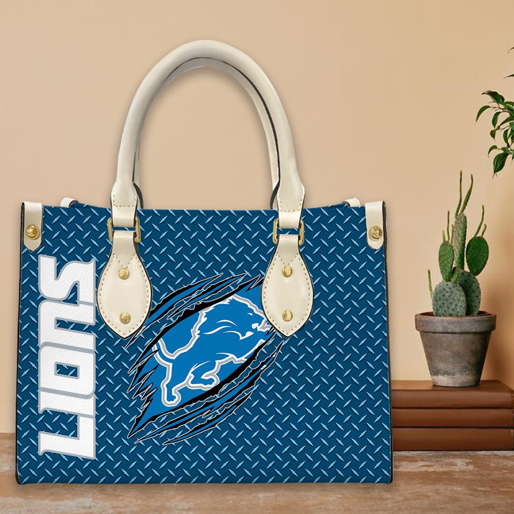 Detroit Lions Leather Hand Bag BBLTHB857
