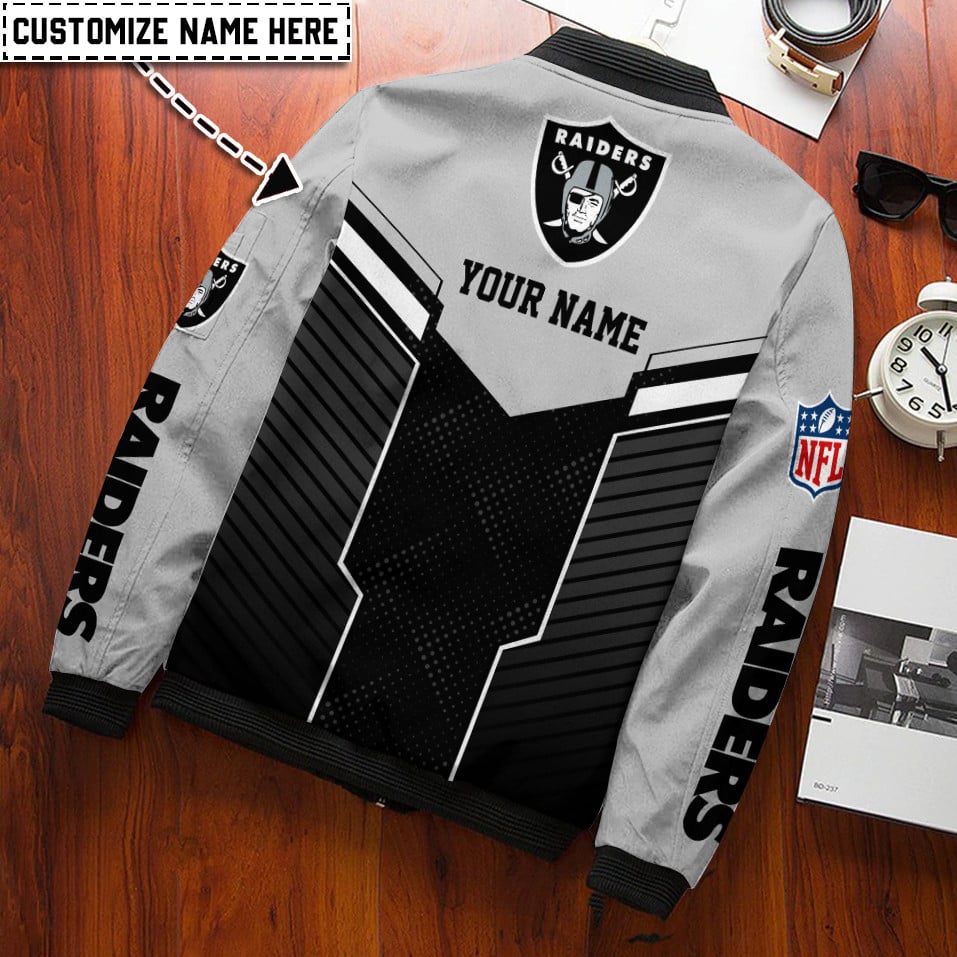 Las Vegas Raiders Personalized Bomber Jacket AZCBJ150