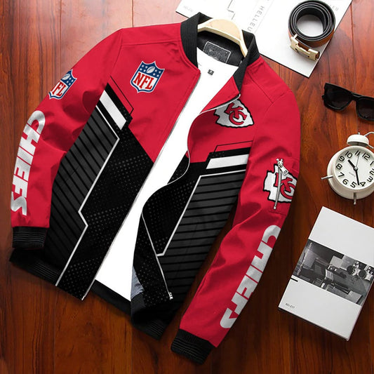 Kansas City Chiefs Personalized Bomber Jacket AZCBJ147