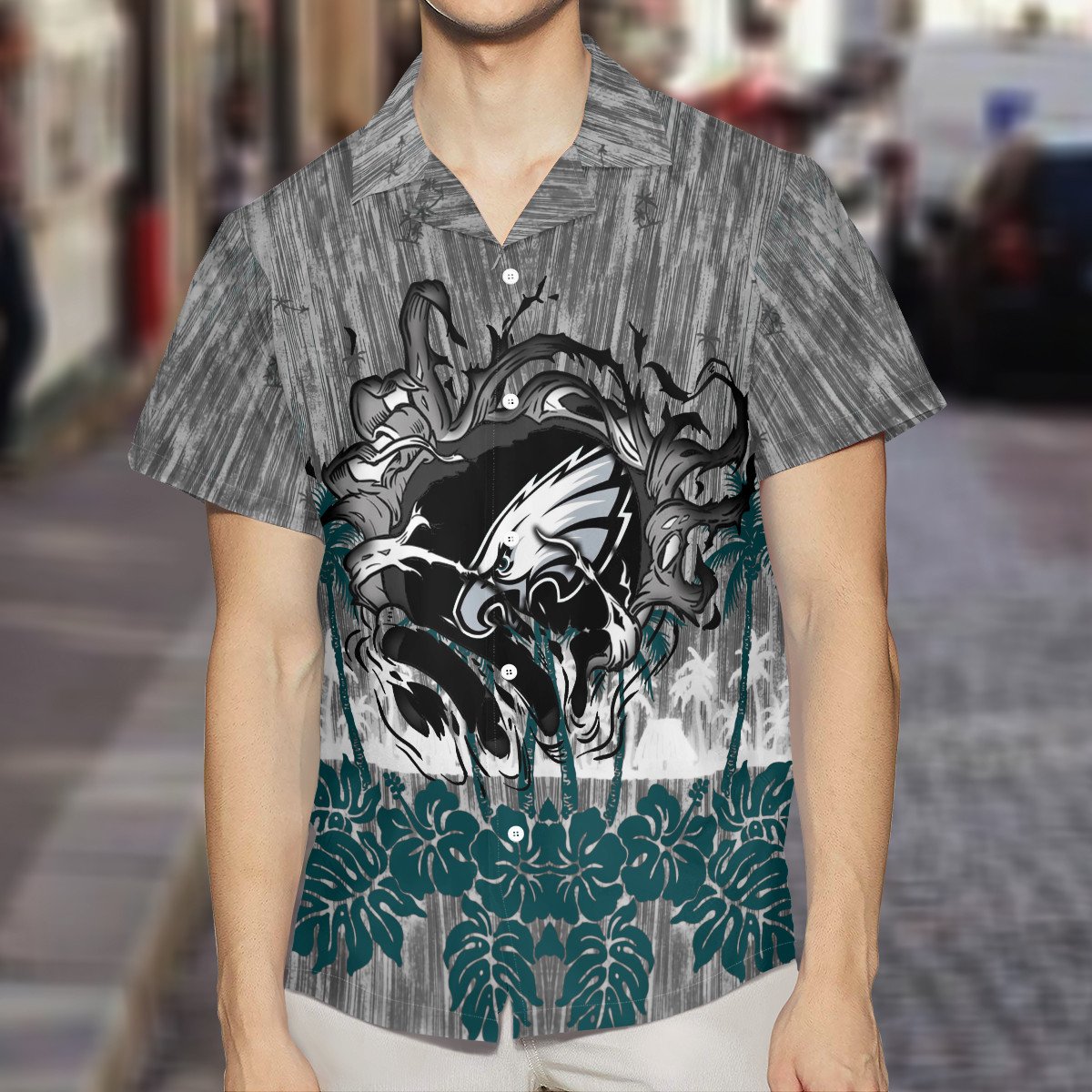 Philadelphia Eagles Summer Hawaiian Shirt 98HWS217