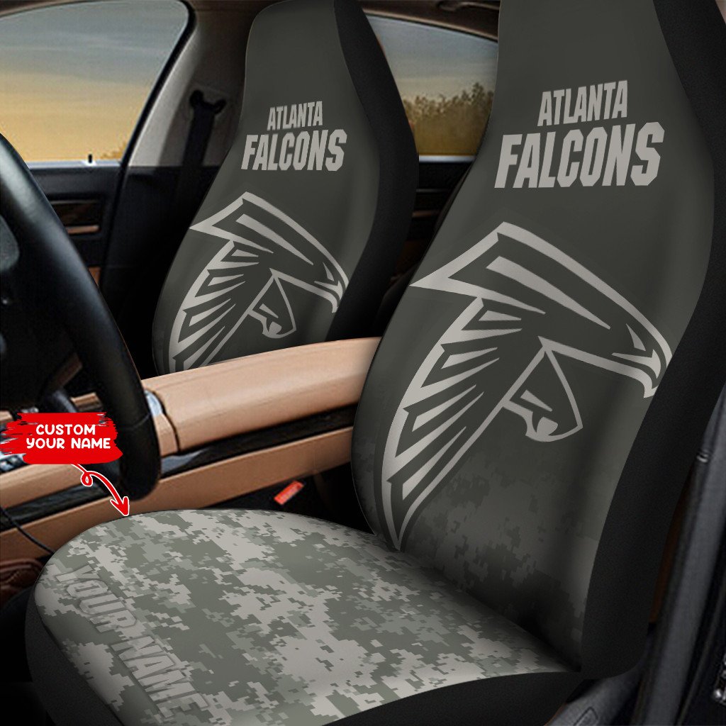 Atlanta Falcons Personalized Car Seat Covers BGCSC739
