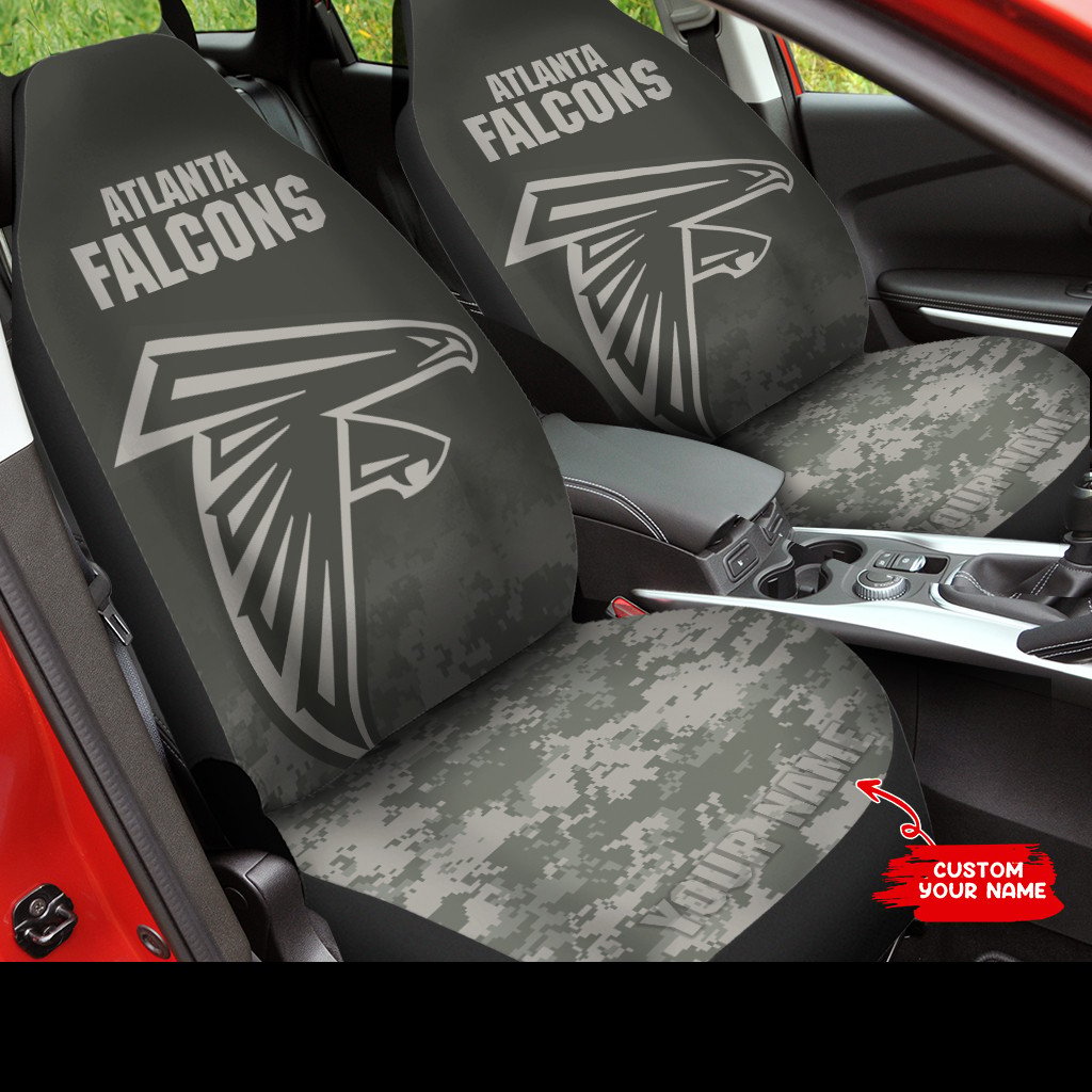 Atlanta Falcons Personalized Car Seat Covers BGCSC739