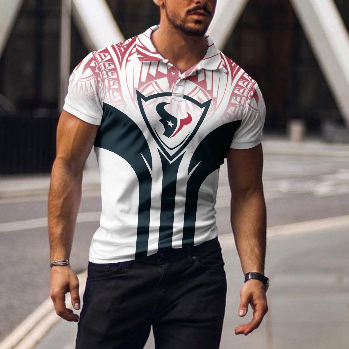 Houston Texans Polo T-shirt BGPLS094