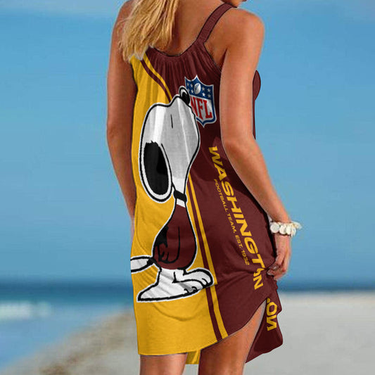 Washington Commanders Beach Dress BGSLLBD603
