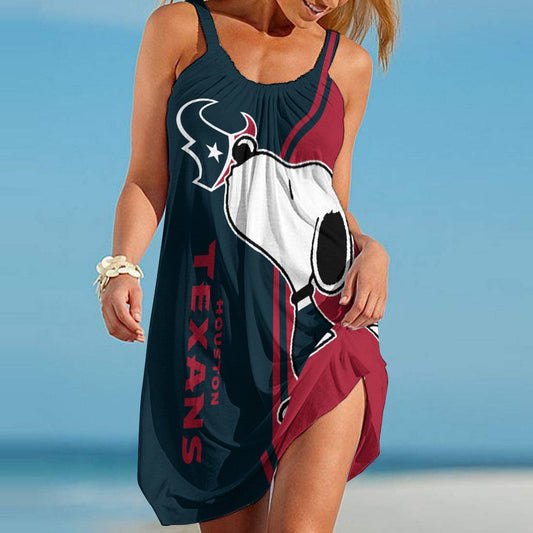 Houston Texans Beach Dress BGSLLBD602