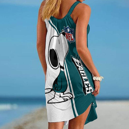 Philadelphia Eagles Beach Dress BGSLLBD600