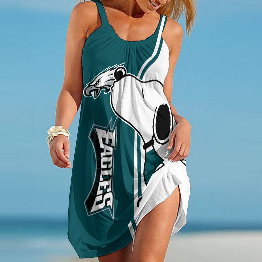 Philadelphia Eagles Beach Dress BGSLLBD600