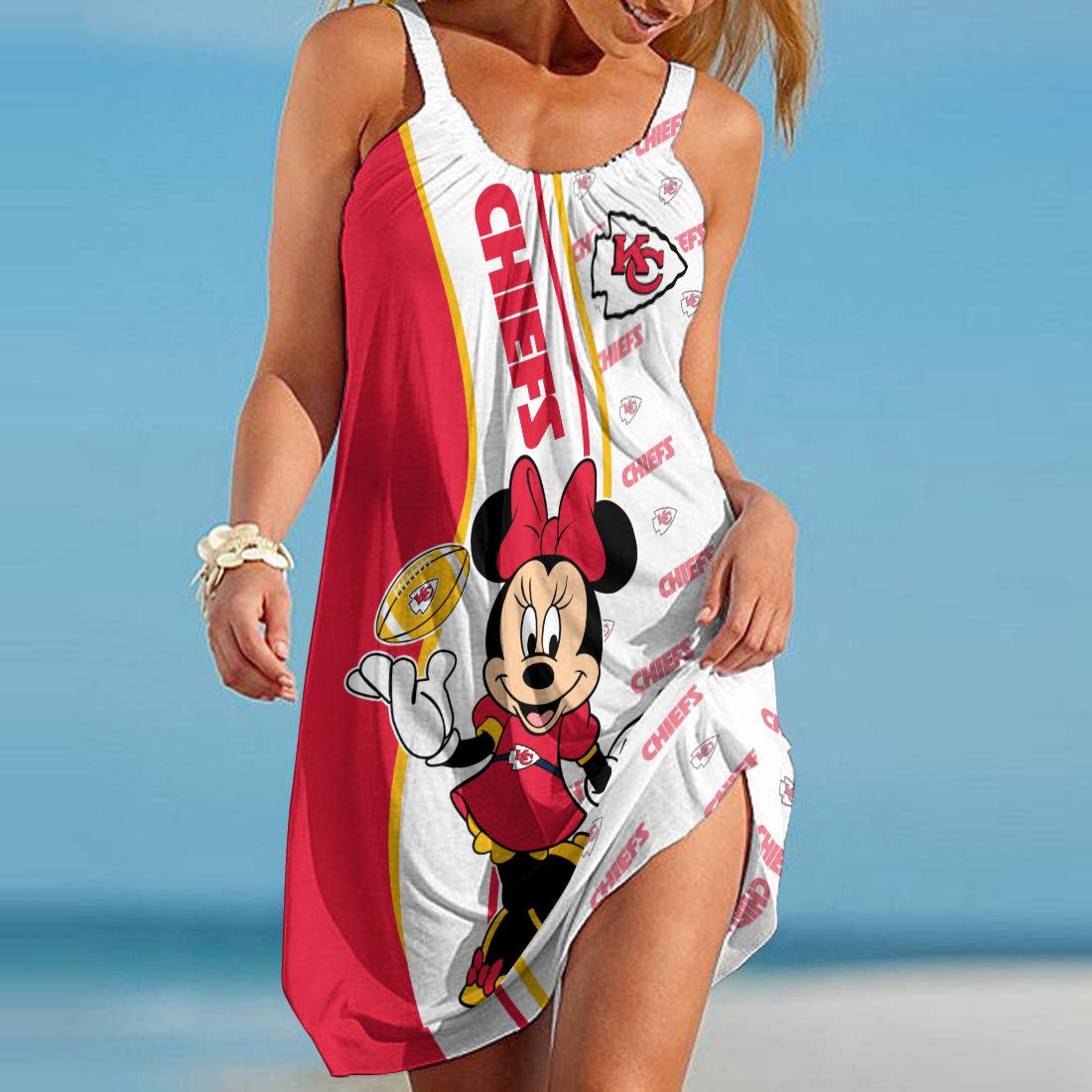Kansas City Chiefs Beach Dress BGSLLBD607