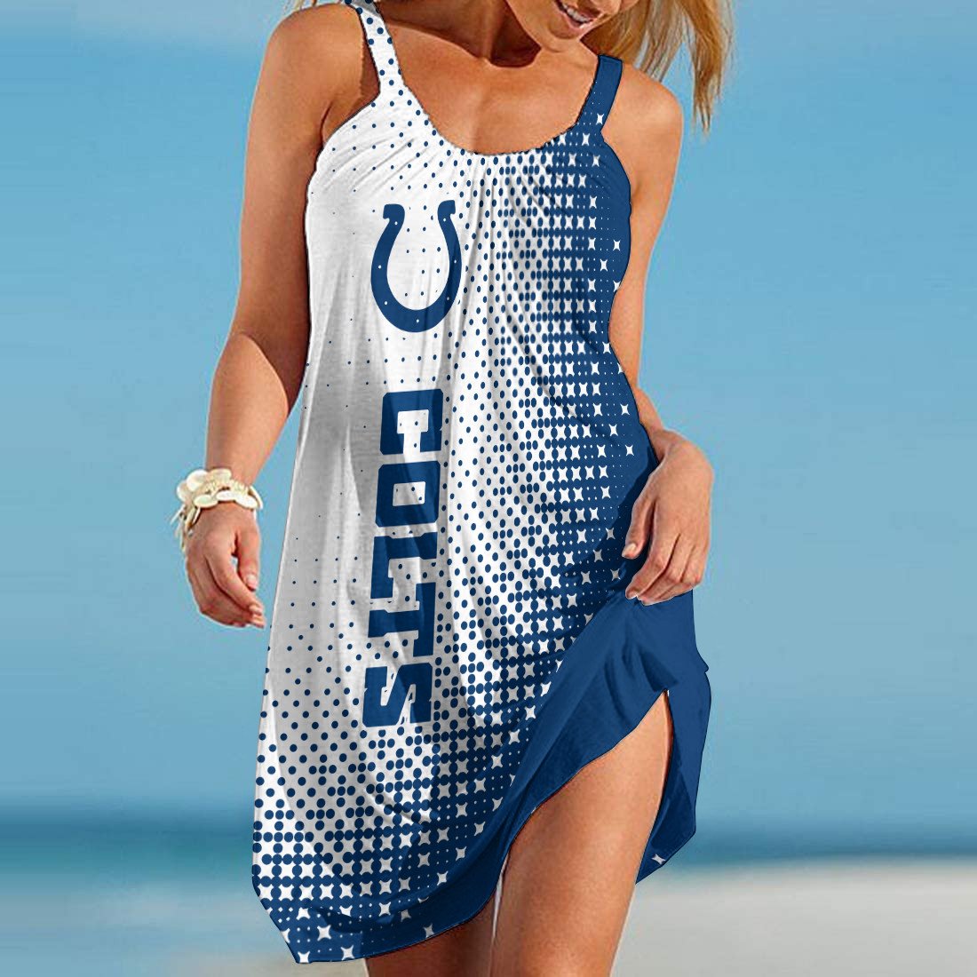 Indianapolis Colts Beach Dress BGSLLBD624