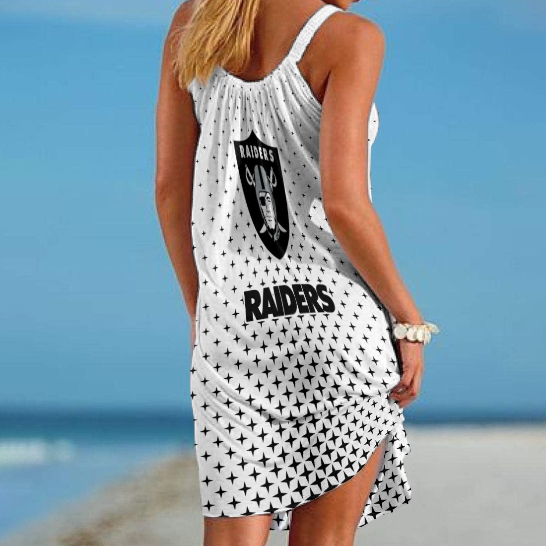 Las Vegas Raiders Beach Dress BGSLLBD620