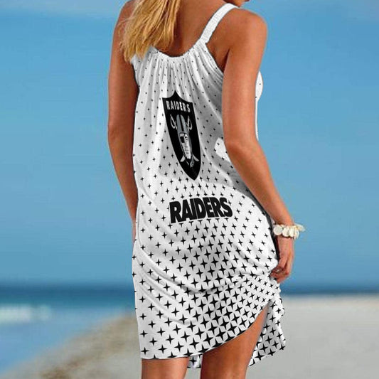 Las Vegas Raiders Beach Dress BGSLLBD620