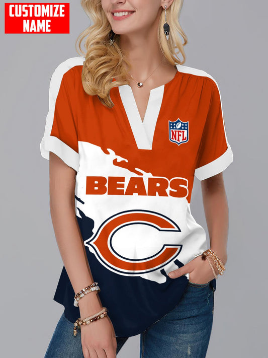 Buffalo Bills Personalized Fashion Short Sleeve V-Neck Shirt AZSSV197