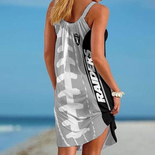 Las Vegas Raiders Beach Dress BGSLLBD633