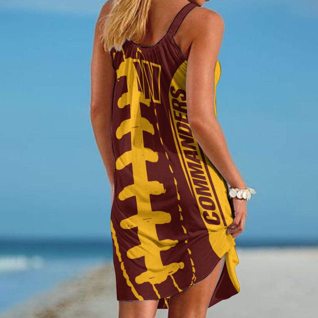 Washington Commanders Beach Dress BGSLLBD631