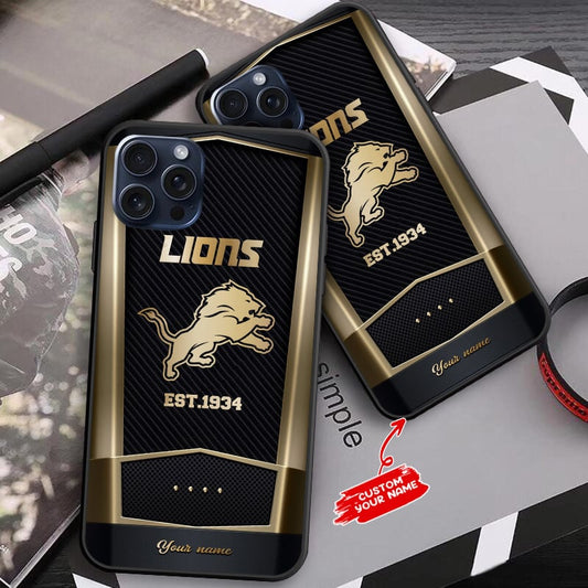 Detroit Lions Personalized Phone Case BGPC765