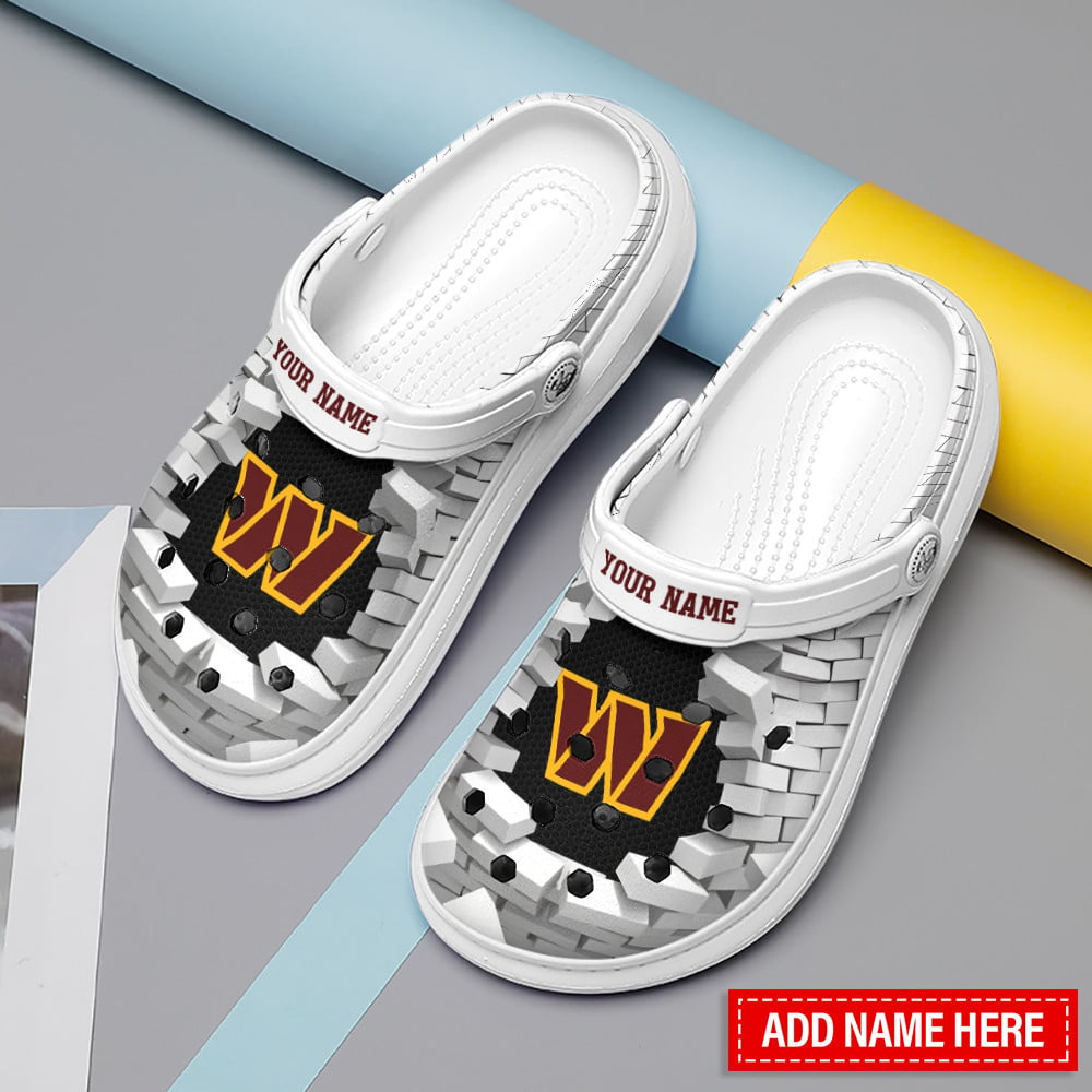 Washington Commanders Personalized Limited Clog BGCR394