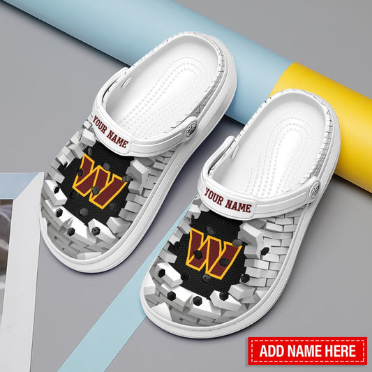 Washington Commanders Personalized Limited Clog BGCR394