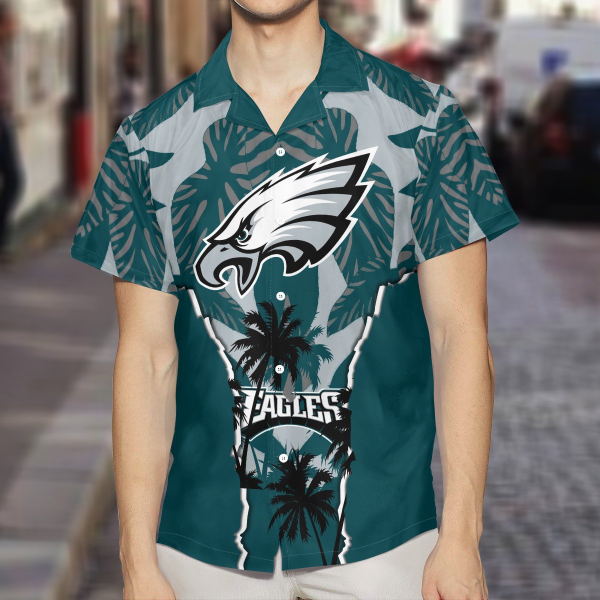 Philadelphia Eagles Summer Hawaiian Shirt 98HWS236