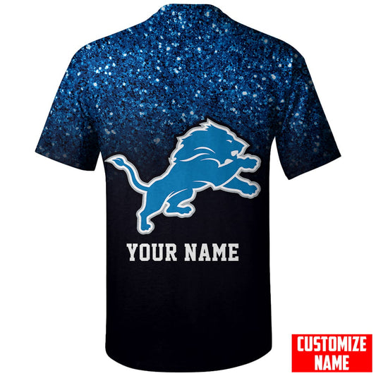 Detroit Lions Personalized Unisex T-Shirt Gift For Sport Fans BGTS944