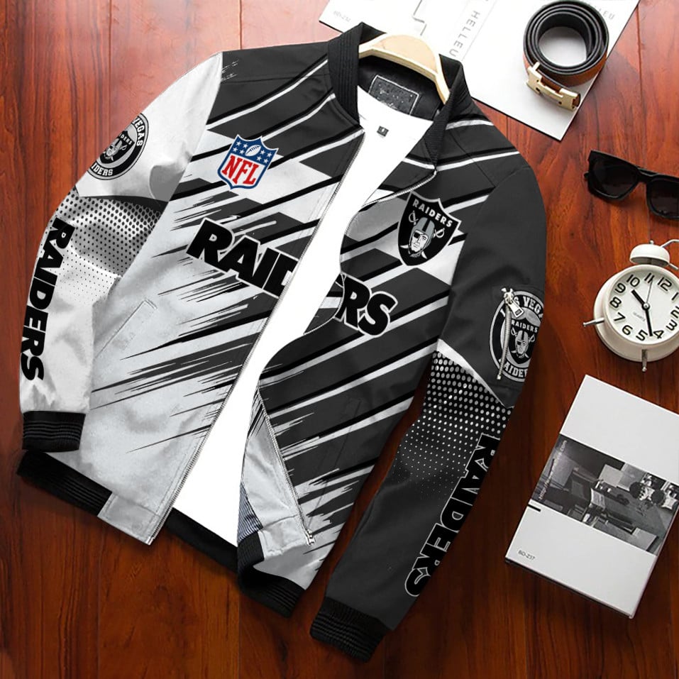 Las Vegas Raiders Personalized Bomber Jacket AZCBJ156