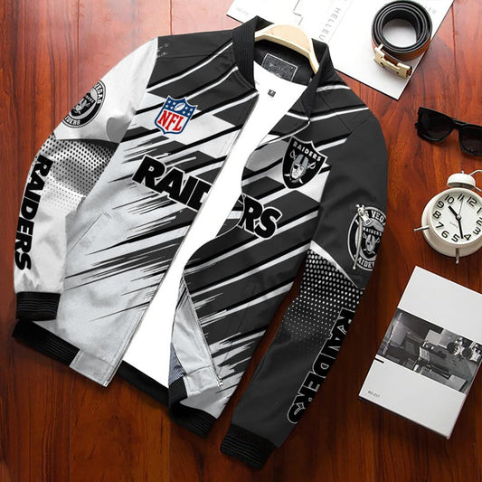 Las Vegas Raiders Personalized Bomber Jacket AZCBJ156