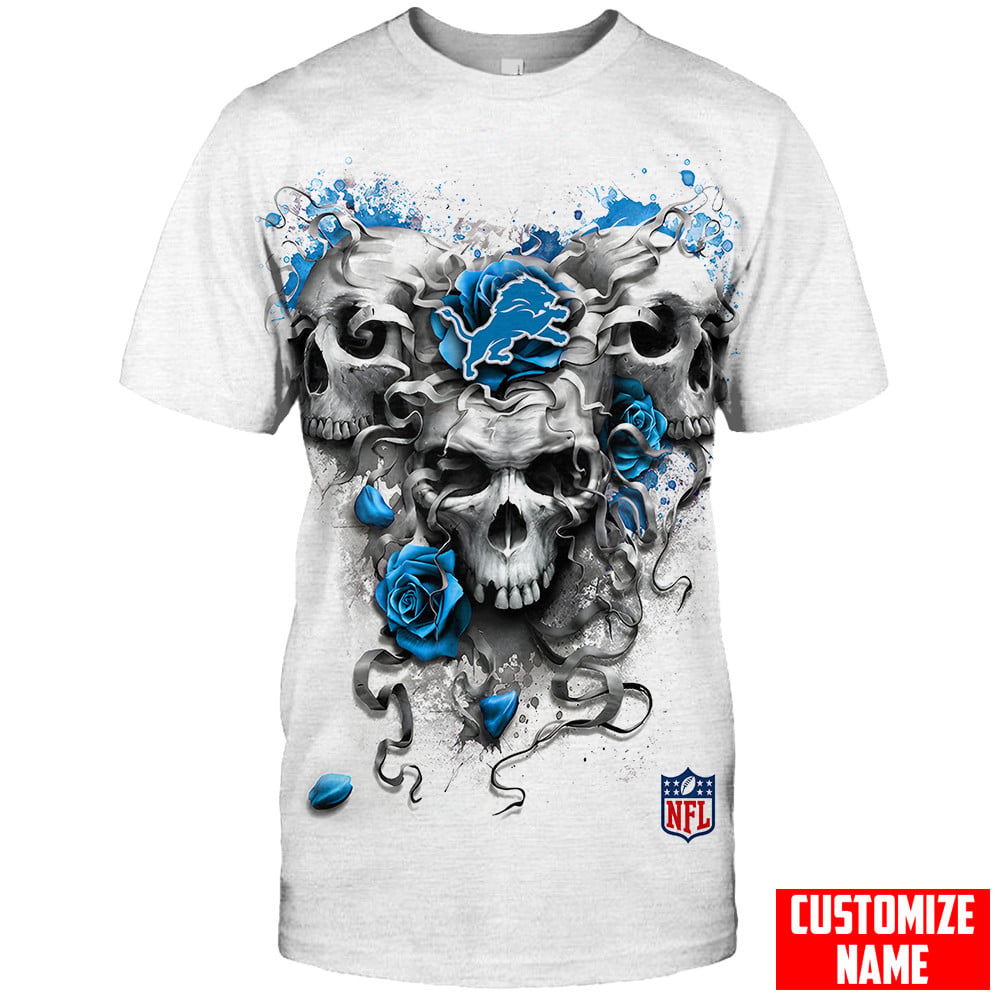 Detroit Lions Personalized Unisex T-Shirt Gift For Sport Fans BGTS987