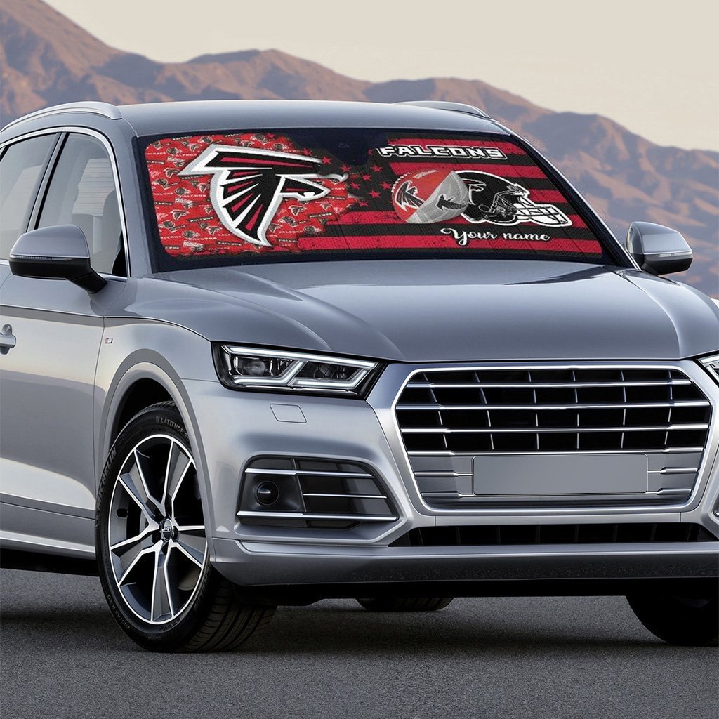 Atlanta Falcons Personalized Auto Sun Shade BGAUSS252