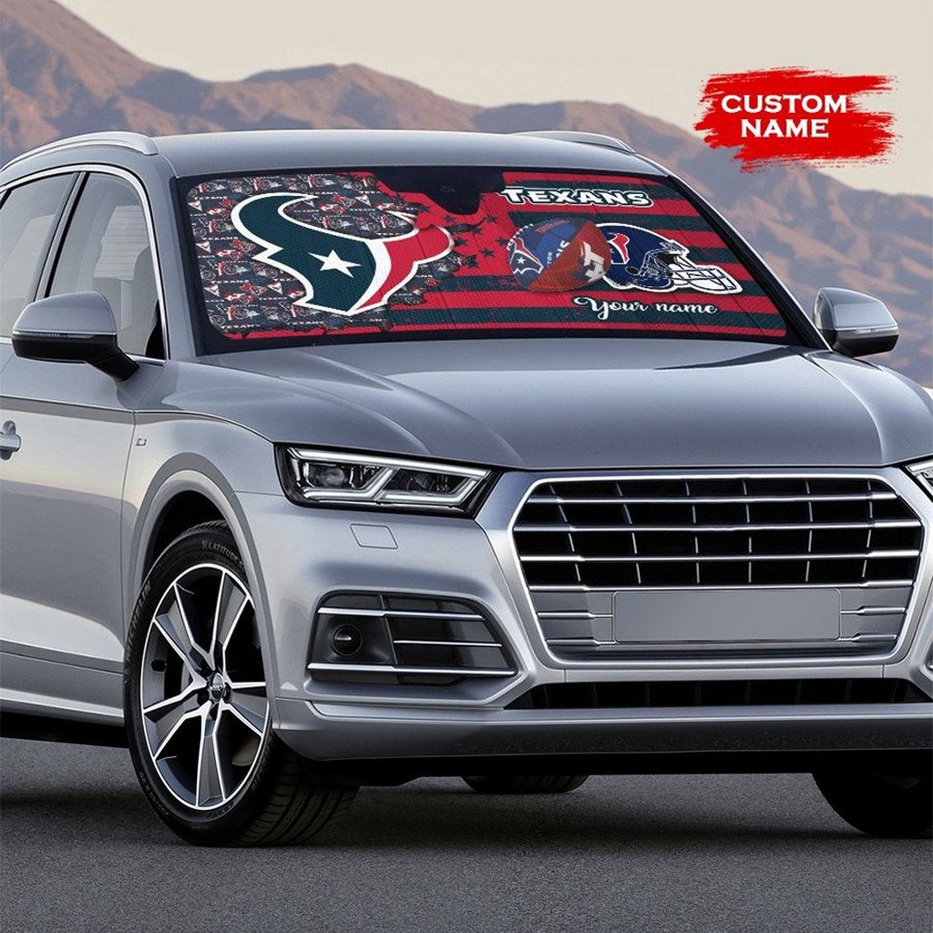 Houston Texans Personalized Auto Sun Shade BGAUSS263