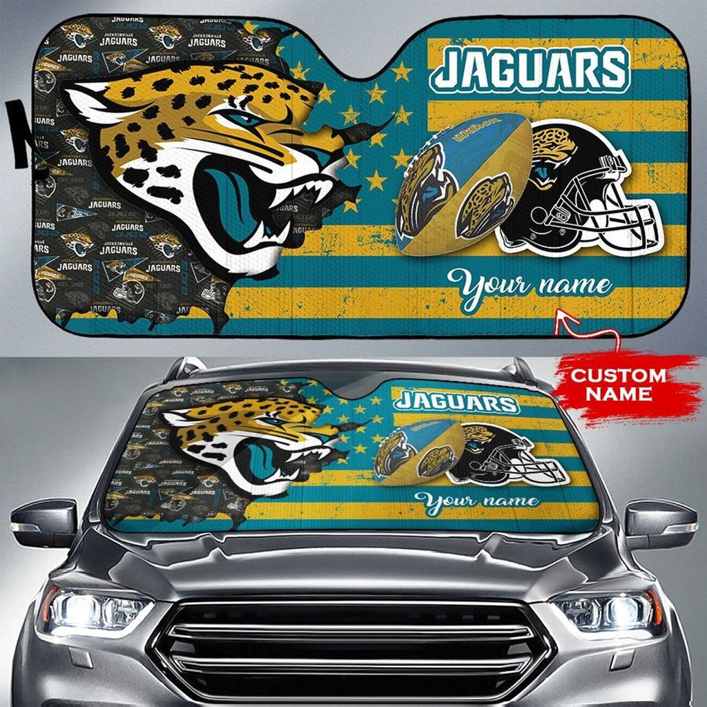 Jacksonville Jaguars Personalized Auto Sun Shade BGAUSS265