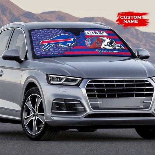 Buffalo Bills Personalized Auto Sun Shade BGAUSS254
