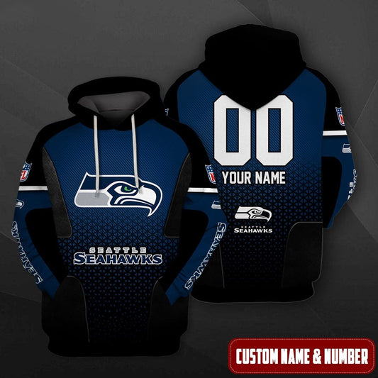 Seattle Seahawks Personalized Hoodie AZCHD532