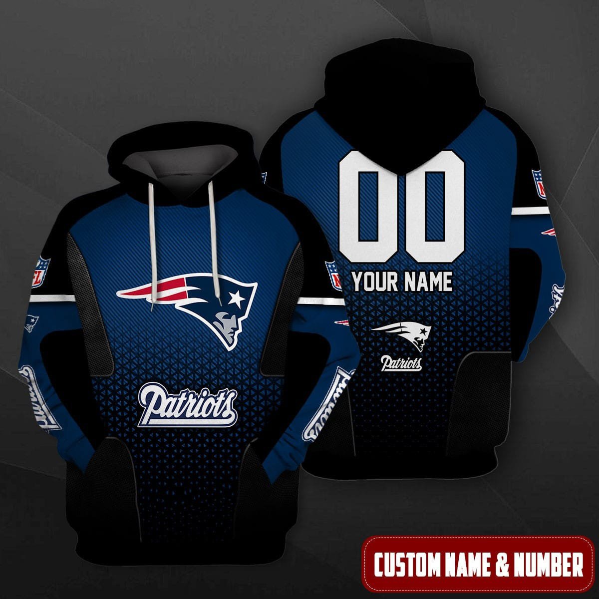New England Patriots Personalized Hoodie AZCHD525