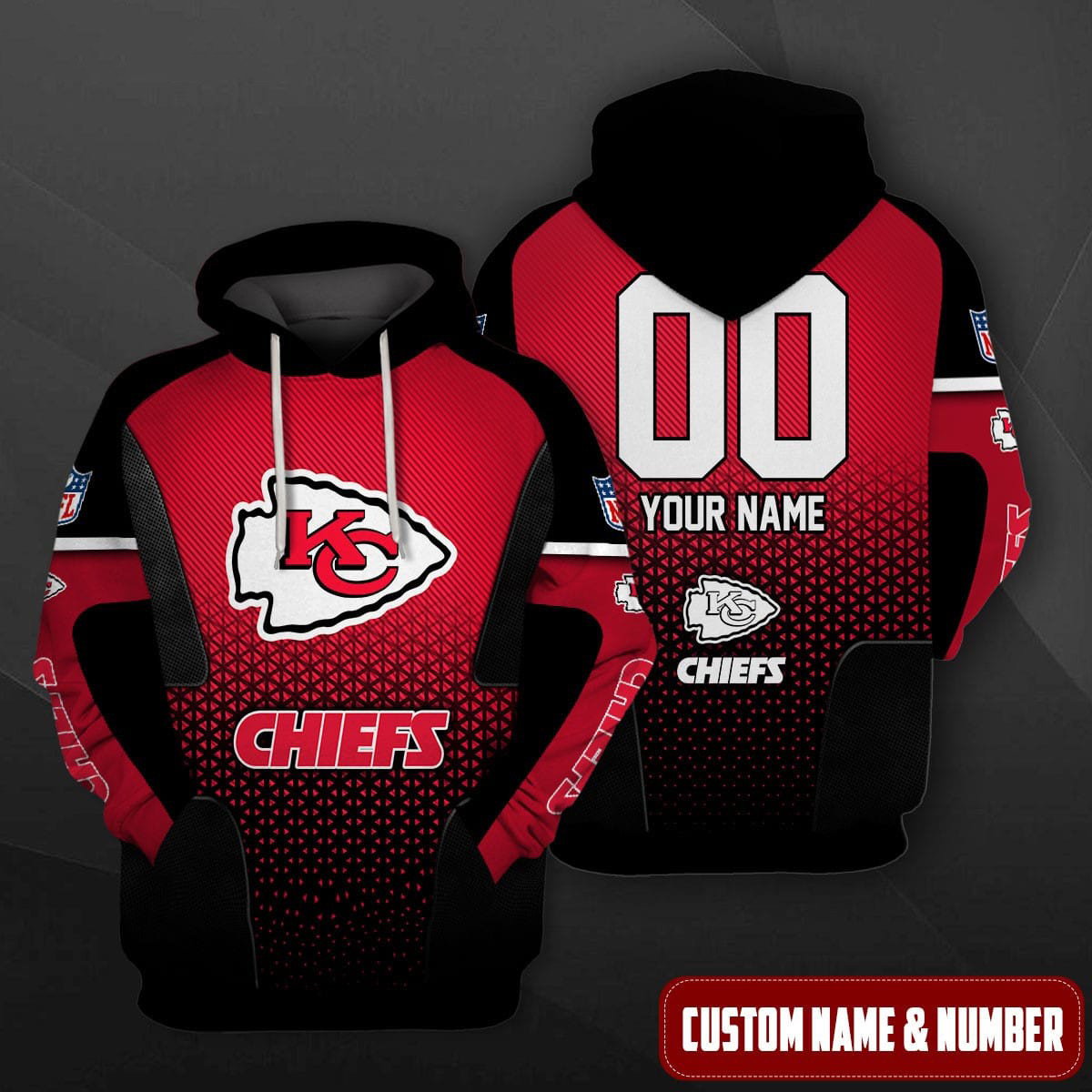 Kansas City Chiefs Personalized Hoodie AZCHD519
