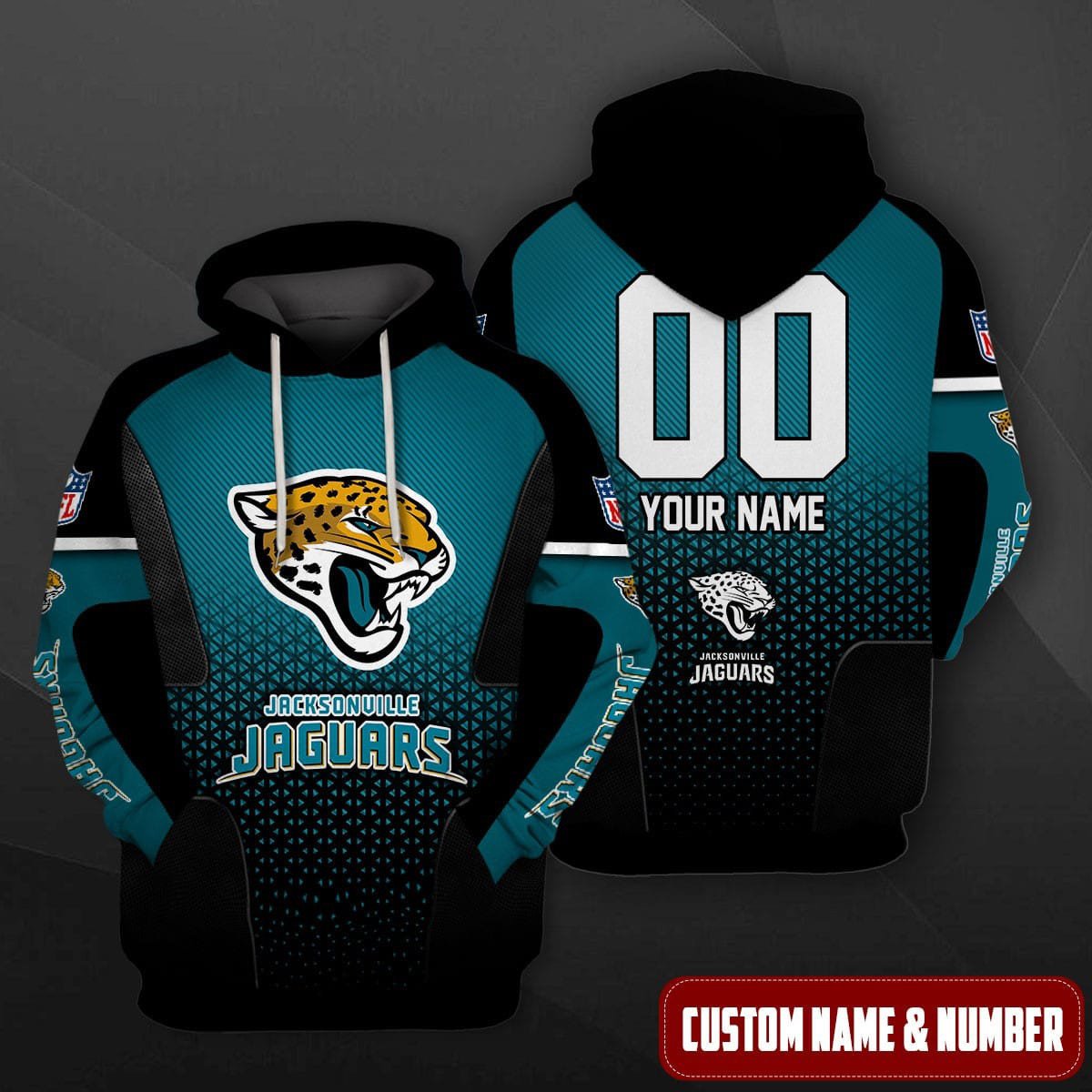 Jacksonville Jaguars Personalized Hoodie AZCHD518