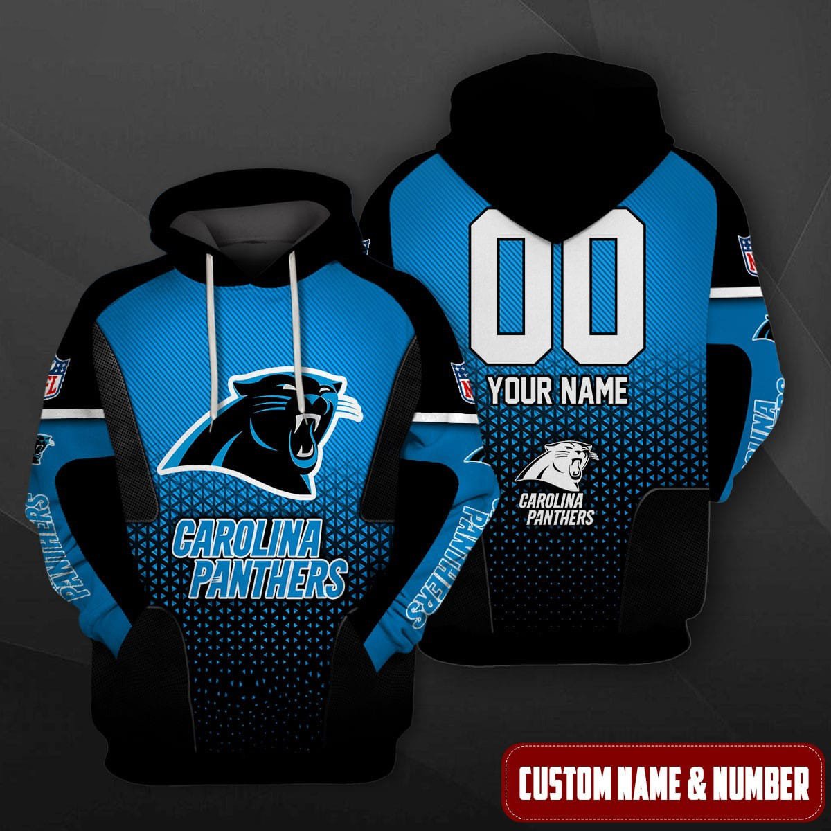 Carolina Panthers Personalized Hoodie AZCHD508
