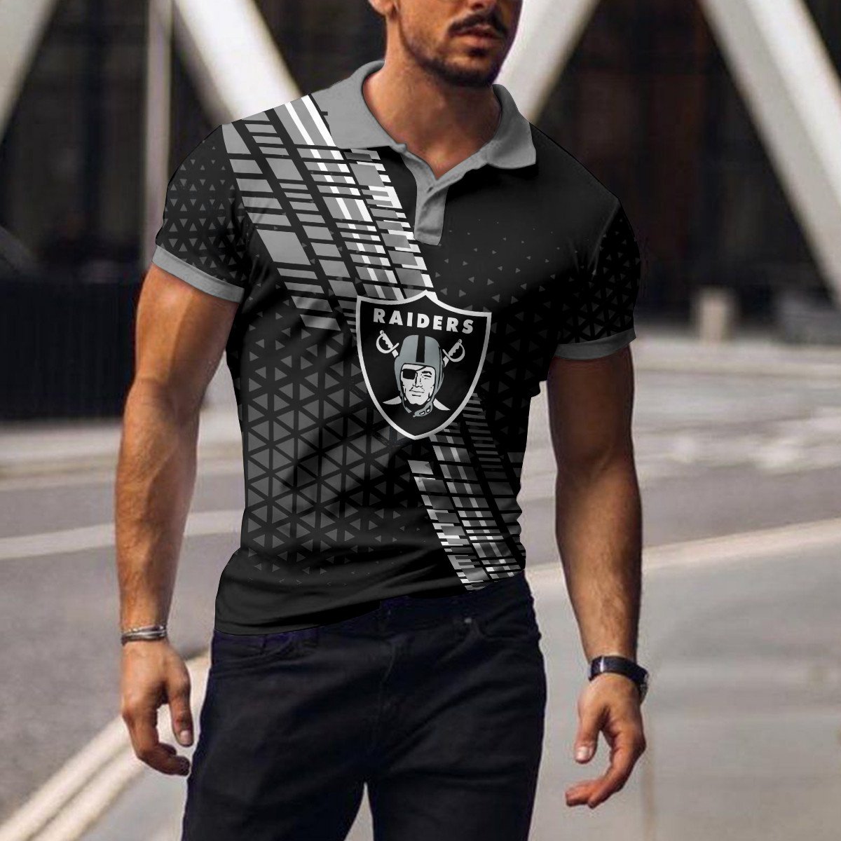 Las Vegas Raiders Polo T-shirt BGPLS133