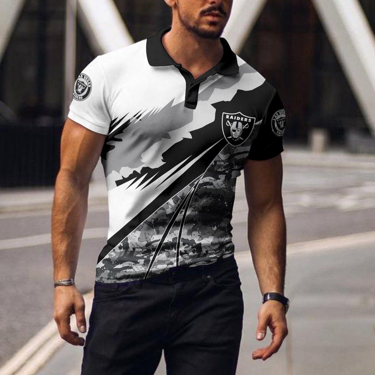 Las Vegas Raiders Polo T-shirt BGPLS136