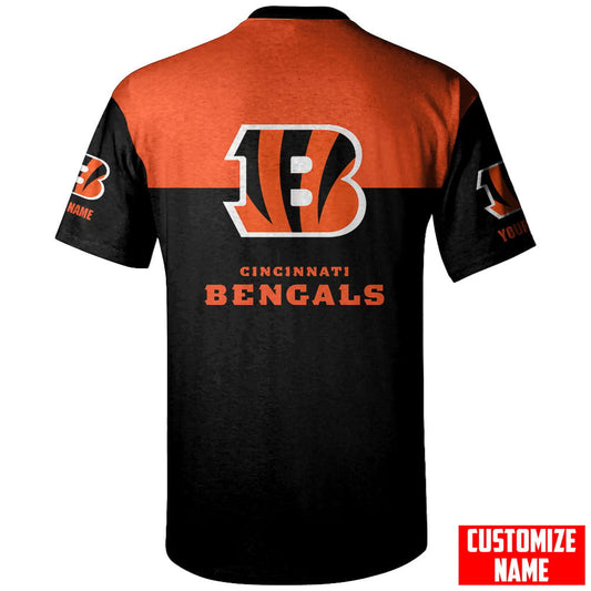 Cincinnati Bengals Personalized Unisex T-Shirt Gift For Sport Fans AZTS009