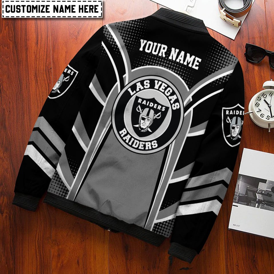 Las Vegas Raiders Personalized Bomber Jacket AZCBJ164