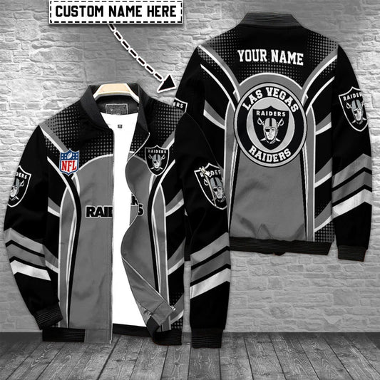 Las Vegas Raiders Personalized Bomber Jacket AZCBJ164