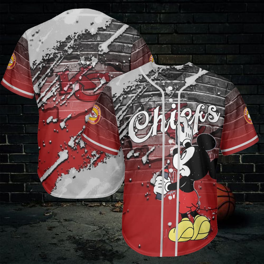 Kansas City Chiefs Baseball Jersey AZCBJS370