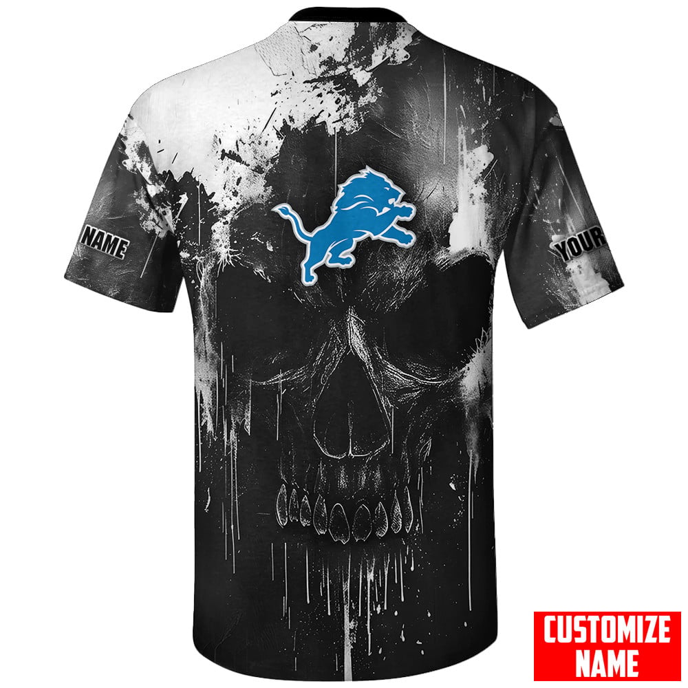 Detroit Lions Personalized Unisex T-Shirt Gift For Sport Fans AZTS274