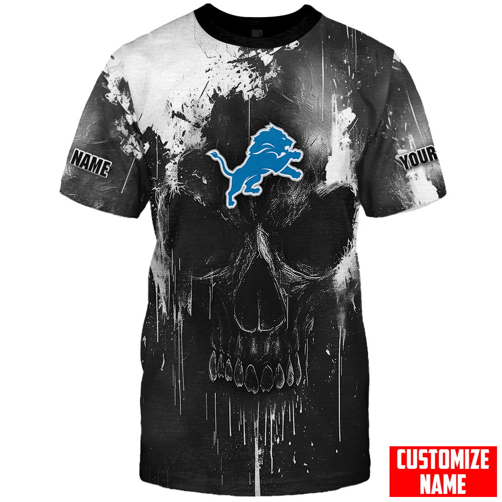 Detroit Lions Personalized Unisex T-Shirt Gift For Sport Fans AZTS274