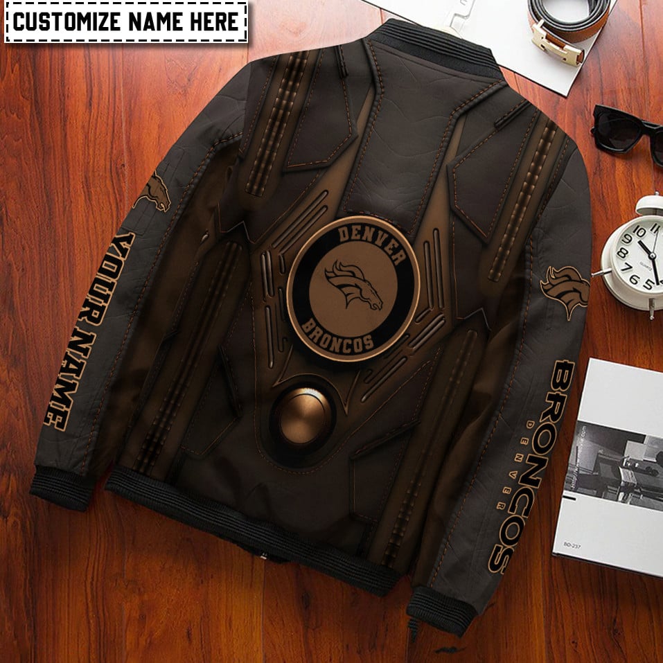 Denver Broncos Personalized Bomber Jacket AZCBJ173