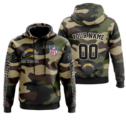 Los Angeles Chargers Personalized Hoodie AZCHD884