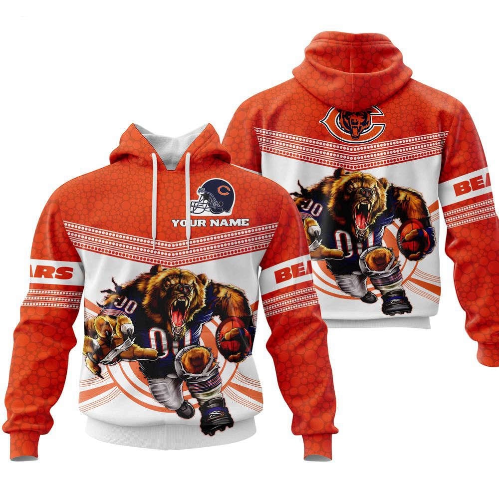 Chicago Bears Personalized Hoodie AZCHD928