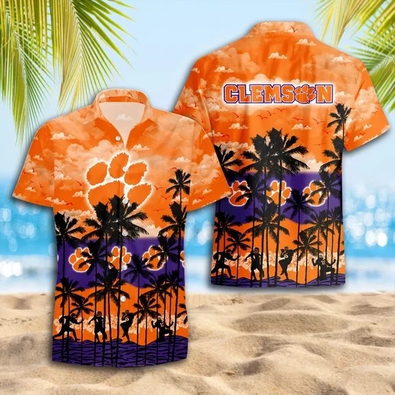 Clemson Tigers Summer Hawaiian Shirt AZHWS382